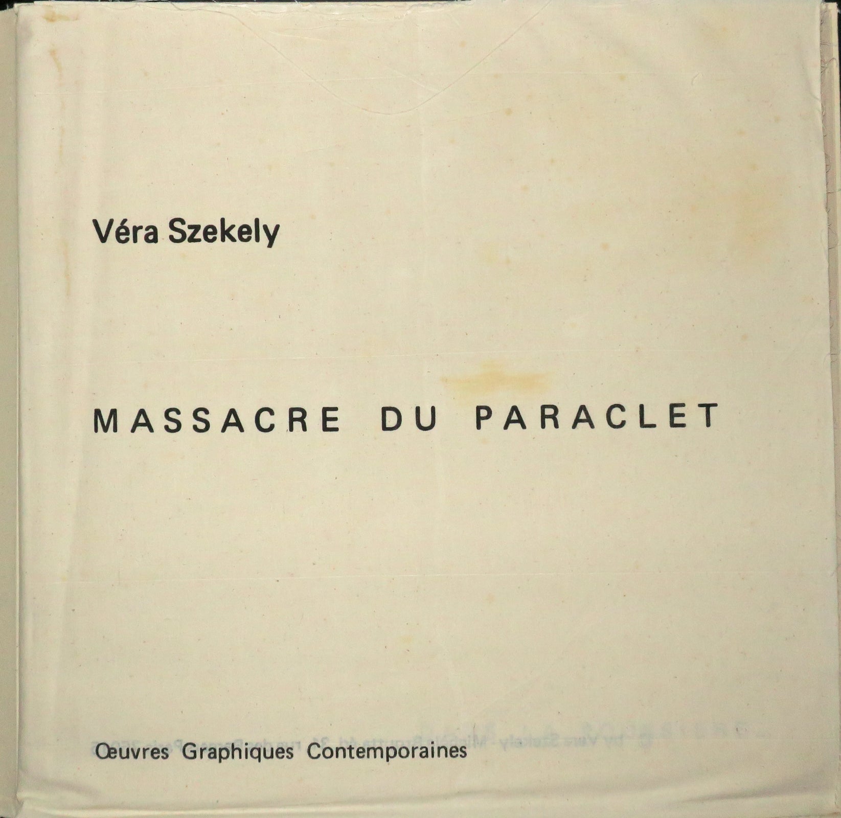 Massacre du Paraclet. 1976.